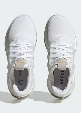 Белые всесезонные кроссовки x_plr boost juniors adidas
