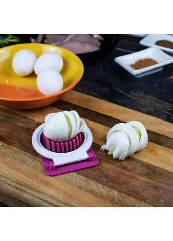 Яйцерізка овочерізка мультифункціональна для нарізки слайсами та кубиками яєць овочів грибів Master Class (260190596)