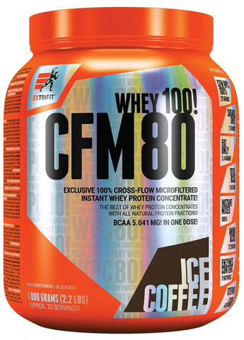 Протеин CFM Instant Whey 80 1000 g (Ice Coffee) Extrifit (263134569)