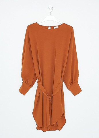 Оранжевое платье демисезон,морковний, Vila Clothes