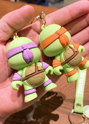Черепашки Ниндзя Микеланджело Michelangelo детский брелок на рюкзак, ключи Teenage Mutant Ninja Turtles Shantou (276530720)