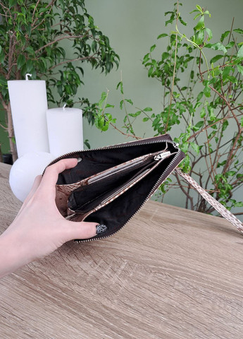 Жіночий гаманець клатч з шкіри крокодил Karya (259136685)