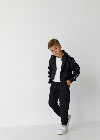 Дитячий спортивний костюм для хлопчика чорний р.110 439049 New Trend (260596254)