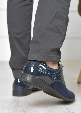 Туфлі чоловічі темно-синього кольору Let's Shop (265911035)