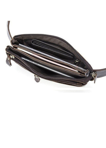 Кожаная бананка 14736 Коричневый Vintage (263360588)