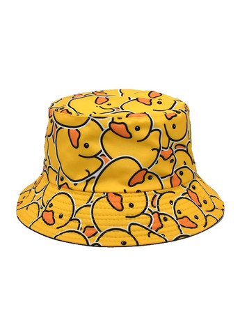 Двухсторонняя жёлтый Утёнок (Duck, кря-кря, утка, уточка) унисекс WUKE One size Brend панама (257940904)