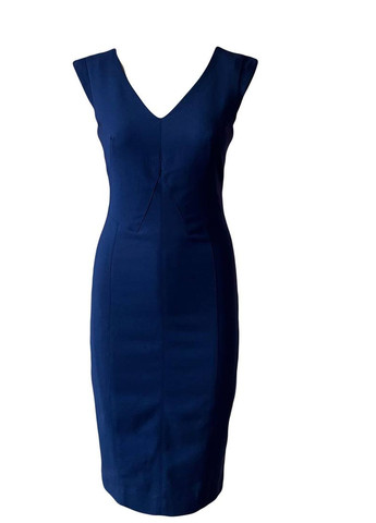 Темно-синее кэжуал платье Kocca однотонное