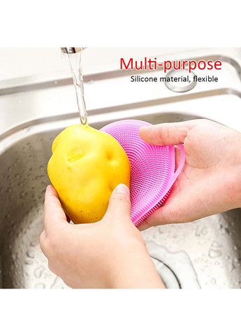 Губка мочалка прихватка для посуду силіконова Better Sponge 4 в 1 Kitchen Master (273169103)
