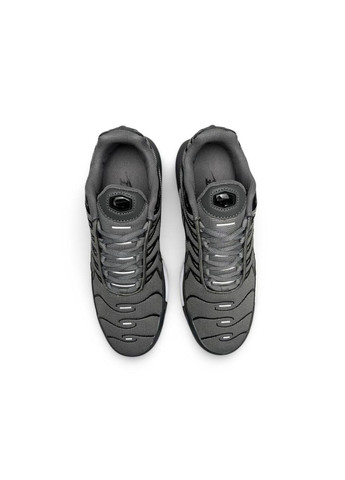 Сірі Осінні кросівки чоловічі, вьетнам Nike Air Max Plus Gray Black White