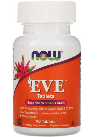 Eve Superior Women's Multi 90 Tabs NOW-03796 Now Foods (256720466)