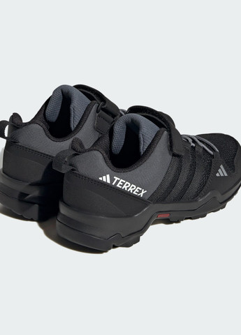 Черные всесезонные кроссовки для хайкинга terrex ax2r hook-and-loop adidas