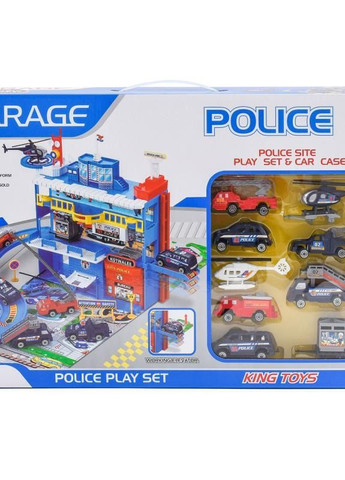 Детский игровой набор Полицейский участок (566-14). Транспорт, наклейки, 50 элементов A-Toys (272973882)