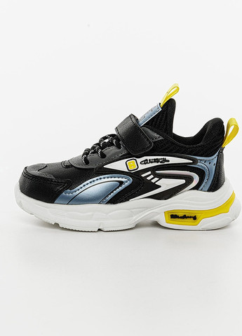 Черные демисезонные кроссовки для мальчика цвет черный цб-00204935 No Brand