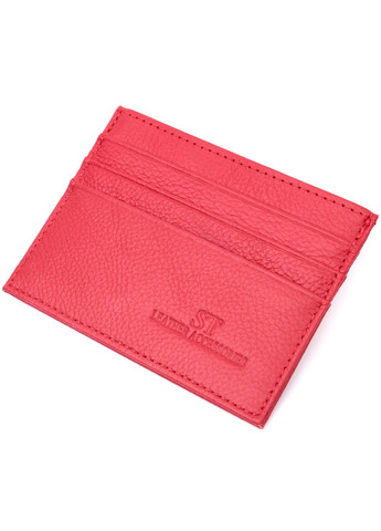 Яркий кард-кейс из натуральной кожи 22445 Красный st leather (278000991)