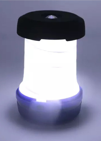 Складной фонарь лампа туристический походный портативный компактный многофункциональный 2 в 1 (475190-Prob) Синий Unbranded (262982451)