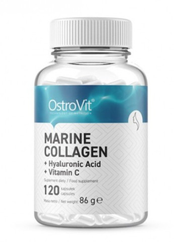 Marine Collagen + Hyaluronic Acid + Vitamin C 120 Caps Ostrovit (256720642)