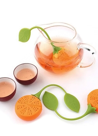 Заварник ситечко для заваривания для чая силиконовый в виде фруктов (апельсин) Kitchen Master (274060132)