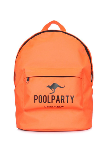 Женский текстильный рюкзак backpack-oxford-orange PoolParty (262892042)