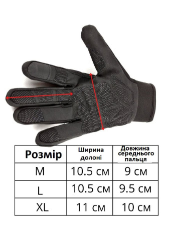 Перчатки тактические Тип 3 (ЗПТ-501-30) No Brand (256726287)