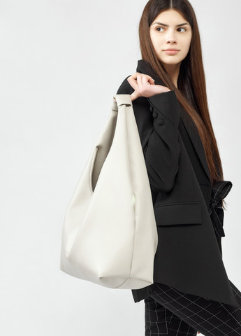 Жіноча сумка HOBO L сірий шовк Sambag (259040452)