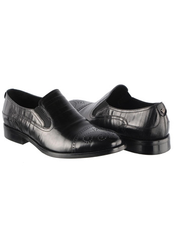 Черные мужские классические туфли 7011 Aici Berllucci без шнурков