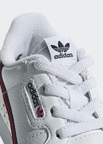 Білі кросівки continental 80 adidas
