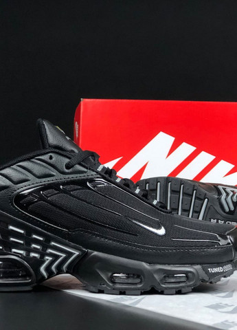 Чорні Осінні кросівки чоловічі, вьетнам Nike Air Max Plus TN