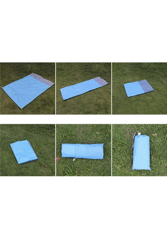 Пляжний водонепроникний килимок покривало ковдра з кишенями для пляжу пікніка з чохлом 208x208см (475193-Prob) Unbranded (263056530)