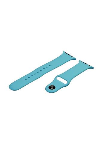 Ремінець силіконовий для Apple Watch Sport Band 38/ 40/ 41 колір блакитний ЦБ-00230839 Rainbow High (262290094)