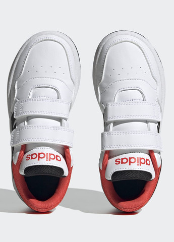 Білі всесезонні кросівки hoops lifestyle basketball adidas