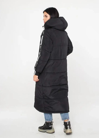 Черная зимняя зимние женские куртки SK