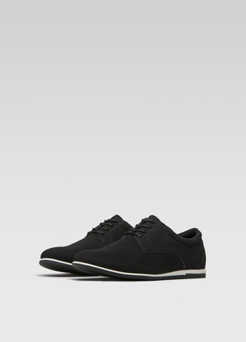 Черные осенние туфли myl8436-8 Lanetti