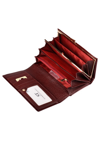 Жіночий шкіряний гаманець з візитницею ST S9001A (277359155)