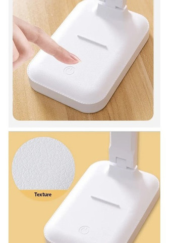 Настільна світлодіодна лампа з підставкою для телефону 2221 (LED, вбудований акумулятор 1200mAh, USB, 5Вт) - Білий China (257391926)