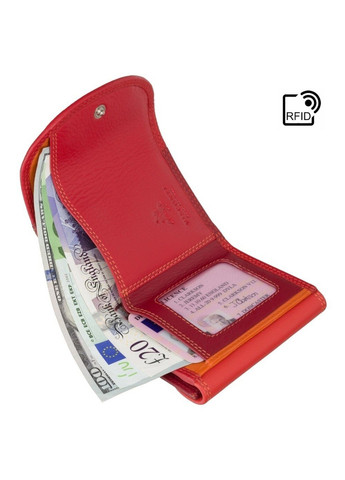 Кожаный женский кошелёк RB126 Zanzibar (Red Multi) Visconti (261853537)