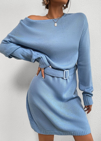 Голубое платье SHEIN