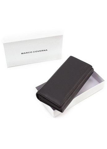Жіночий сучасний шкіряний гаманець MC-1413-1 (JZ6615) чорний Marco Coverna (259737044)
