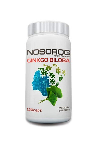 Ginkgo Biloba 120 Caps Nosorog Nutrition (258499618)