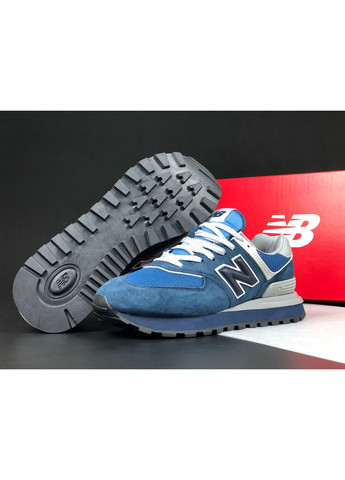 Синие демисезонные кроссовки мужские classic, вьетнам New Balance 574