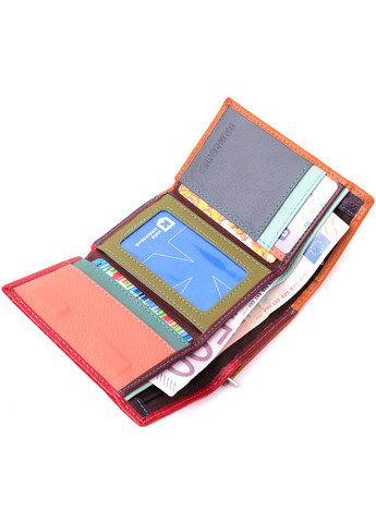Стильний жіночий гаманець із якісної натуральної шкіри 19460 Різнокольоровий st leather (278000995)