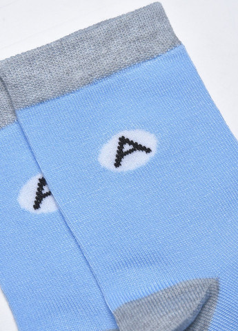 Шкарпетки підліткові блакитного кольору Let's Shop (272976040)