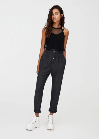 Штани,темно-сірий, Pull & Bear (263691089)