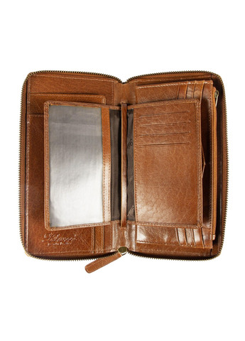 Кошелек мужской кожаный (портмоне для путешествий, тревелер) TW01 Ashwood (258699601)