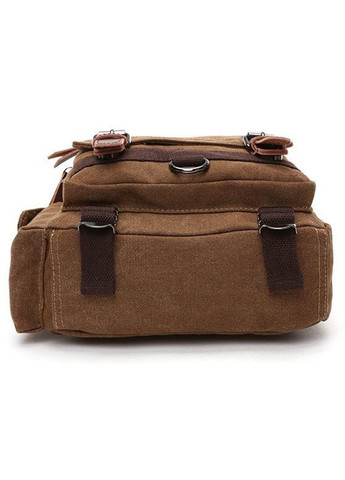 Мужская текстильная коричневая сумка-рюкзак 20142 Vintage (262522685)