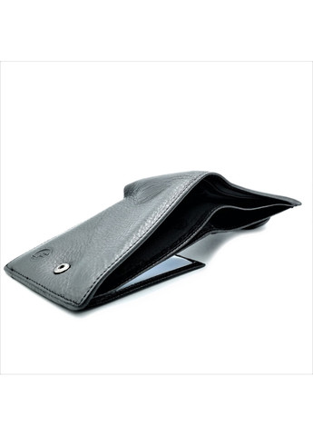 Чоловічий шкіряний гаманець 12 х 9 х 3 см Чорний wtro-nw-168-33-06 Weatro (272596999)