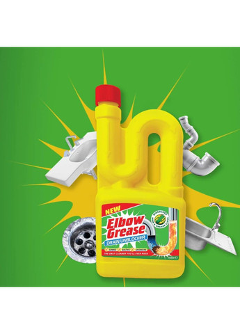 Губка для чищення Scrub Mate жовта 1шт Elbow Grease (269449982)