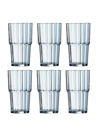 Набор стаканов Norvege 320 мл 6 шт ударост.стекло арт. 61698 Luminarc (265214805)