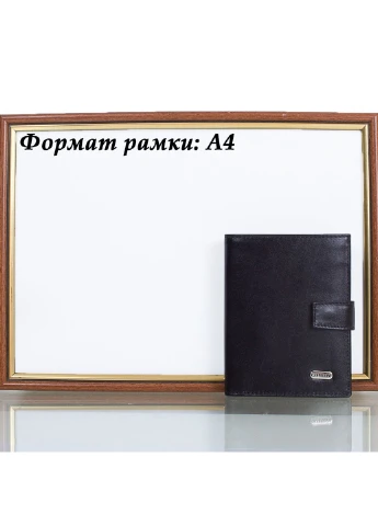 Мужской кошелек из кожи черный Canpellini (262975894)