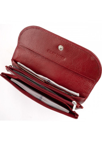 Жіночий шкіряний клатч ST Leather 19318 Бордовий ST Leather Accessories (262453787)