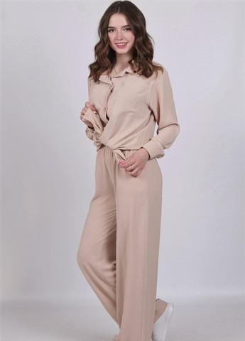 Брюки 014 жатка бежевй Актуаль (258854244)